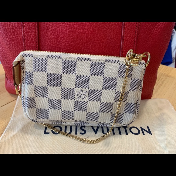 *NEW* Louis Vuitton Mini Pochette Damier Azur *(100% AUTHENTIC** - Picture 3 of 8